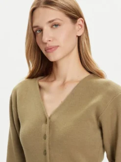 Vero Moda Kardigan Saba 10334777 Zielony Regular Fit