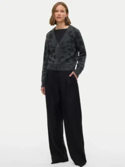 Vero Moda Kardigan Zuzu 10339337 Szary Regular Fit