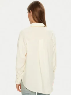 Vero Moda Koszula Queeny 10289349 Écru Regular Fit