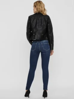 Vero Moda Kurtka z imitacji skóry Kerri 10228728 Czarny Regular Fit