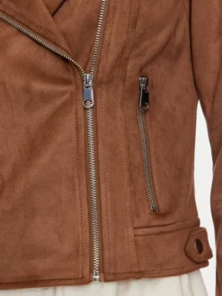 Vero Moda Kurtka z imitacji skóry Jose 10300938 Brązowy Regular Fit