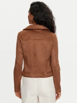 Vero Moda Kurtka z imitacji skóry Jose 10300938 Brązowy Regular Fit