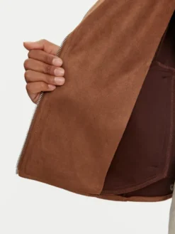 Vero Moda Kurtka z imitacji skóry Jose 10300938 Brązowy Regular Fit