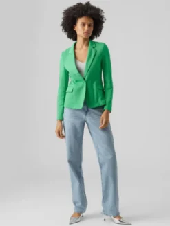 Vero Moda Marynarka Julia 10154123 Zielony Regular Fit
