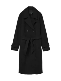 Vero Moda Płaszcz przejściowy Fortuneaya 10289870 Czarny Regular Fit