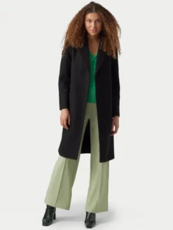 Vero Moda Płaszcz przejściowy Fortuneaya 10278330 Czarny Regular Fit