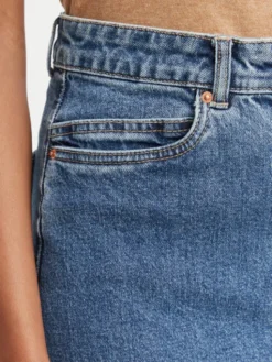 Vero Moda Spódnica jeansowa Veri 10295731 Niebieski Regular Fit