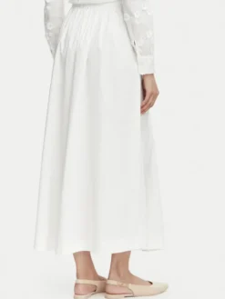 Vero Moda Spódnica maxi Friba 10346845 Biały Regular Fit