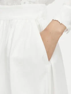 Vero Moda Spódnica maxi Friba 10346845 Biały Regular Fit