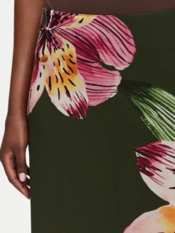 Vero Moda Spódnica maxi Ismene 10351432 Zielony Regular Fit