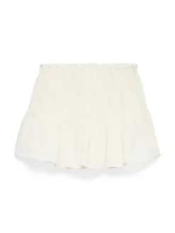 Vero Moda Spódnica mini Sofia 10350924 Biały Regular Fit