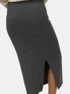 Vero Moda Spódnica ołówkowa Brisa 10334684 Szary Slim Fit