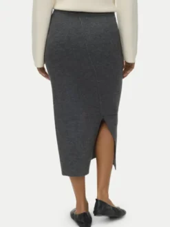 Vero Moda Spódnica ołówkowa Brisa 10334684 Szary Slim Fit