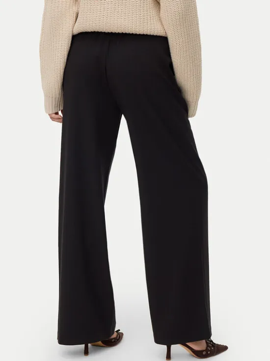 Vero Moda Spodnie materiałowe Milly 10331924 Czarny Wide Leg