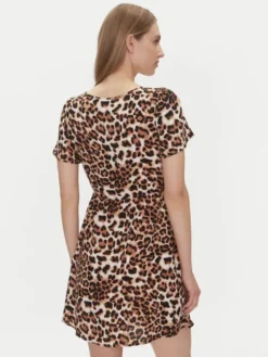 Vero Moda Sukienka codzienna Easy Joy 10307990 Brązowy Regular Fit