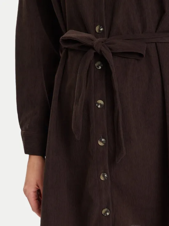 Vero Moda Sukienka koszulowa Elly 10334288 Brązowy Regular Fit