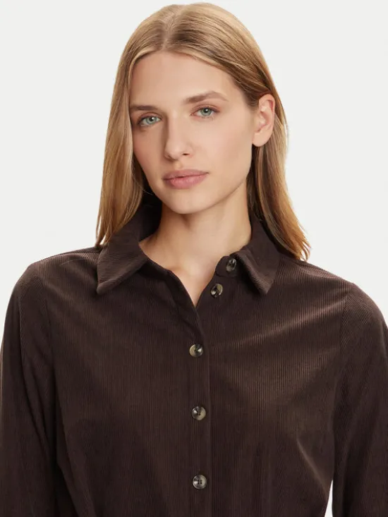 Vero Moda Sukienka koszulowa Elly 10334288 Brązowy Regular Fit