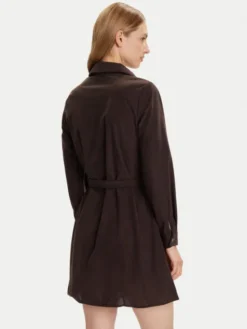 Vero Moda Sukienka koszulowa Elly 10334288 Brązowy Regular Fit