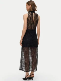 Vero Moda Sukienka wieczorowa Manja 10335406 Czarny Regular Fit