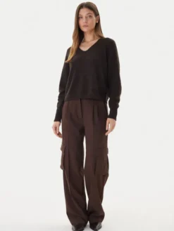 Vero Moda Sweter Aquarius 10331898 Brązowy Regular Fit
