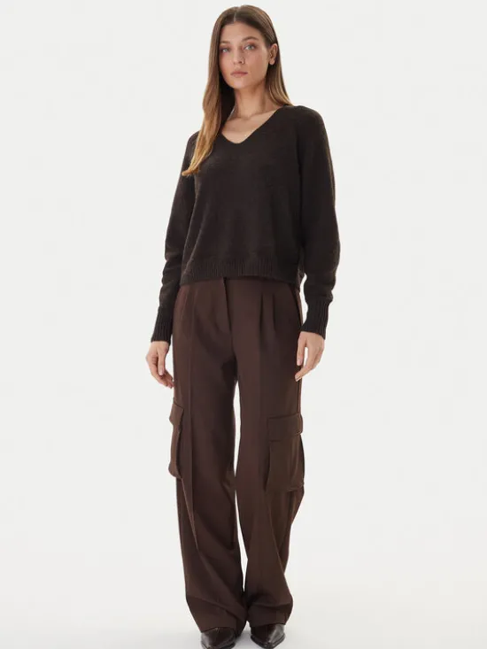 Vero Moda Sweter Aquarius 10331898 Brązowy Regular Fit