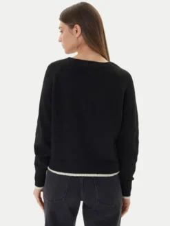Vero Moda Sweter Aquarius 10331898 Czarny Regular Fit