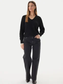 Vero Moda Sweter Aquarius 10331898 Czarny Regular Fit