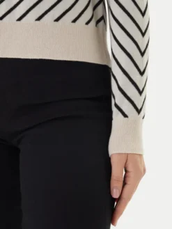 Vero Moda Sweter Capricorn 10331893 Beżowy Regular Fit