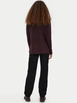 Vero Moda Sweter 10269229 Fioletowy Loose Fit