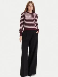 Vero Moda Sweter Happy 10336333 Fioletowy Regular Fit