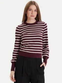 Vero Moda Sweter Happy 10336333 Fioletowy Regular Fit