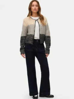 Vero Moda Sweter Jenna 10335750 Beżowy Standard Fit