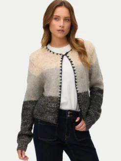 Vero Moda Sweter Jenna 10335750 Beżowy Standard Fit