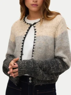 Vero Moda Sweter Jenna 10335750 Beżowy Standard Fit