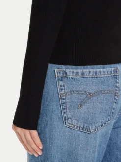 Vero Moda Sweter Siljerib 10336674 Czarny Slim Fit