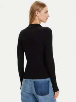 Vero Moda Sweter Siljerib 10336674 Czarny Slim Fit