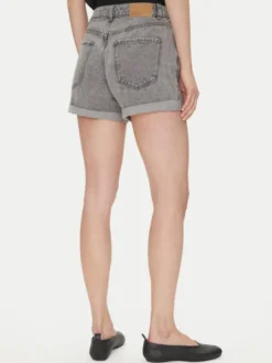 Vero Moda Szorty jeansowe Zuri 10279493 Szary Regular Fit