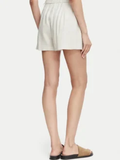 Vero Moda Szorty materiałowe Rosie 10346913 Beżowy jasny Loose Fit