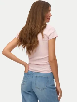Vero Moda T-Shirt Chloe 10344953 Różowy Regular Fit