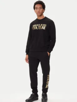 Versace Jeans Couture Bluza 79GAIT05 Czarny Regular Fit