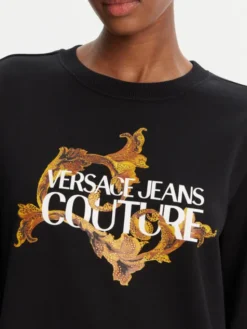 Versace Jeans Couture Bluza 79HAIE06 CF00E Czarny Regular Fit