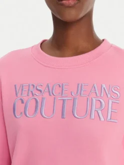 Versace Jeans Couture Bluza 80HAIT01 CF01T Różowy Regular Fit