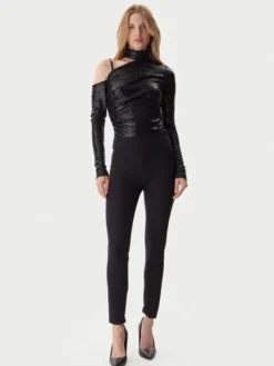 Versace Jeans Couture Body 79HAM208 J0248 Czarny Slim Fit
