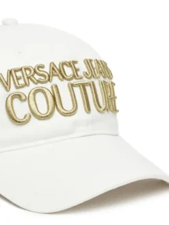 Versace Jeans Couture Czapka z daszkiem 78VAZK32 Biały