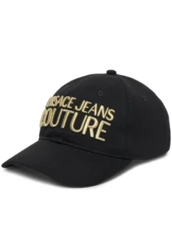 Versace Jeans Couture Czapka z daszkiem 78VAZK32 Czarny