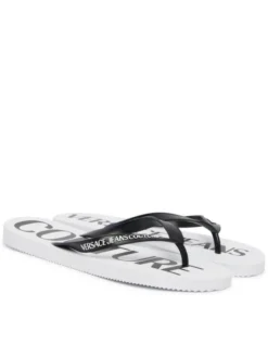Versace Jeans Couture Japonki 80YA3SQ7 ZSS81 Biały
