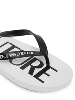 Versace Jeans Couture Japonki 80YA3SQ7 ZSS81 Biały