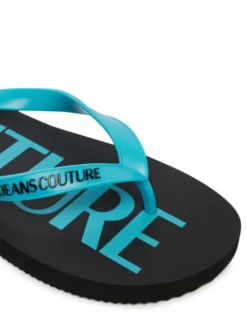 Versace Jeans Couture Japonki 80YA3SQ7 ZSS81 Turkusowy