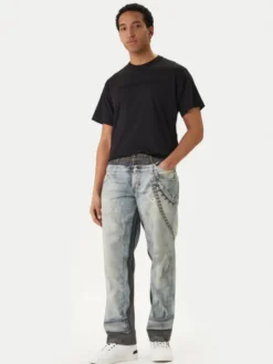Versace Jeans Couture Jeansy 80GAB5RP ES156 Niebieski jasny Straight Fit