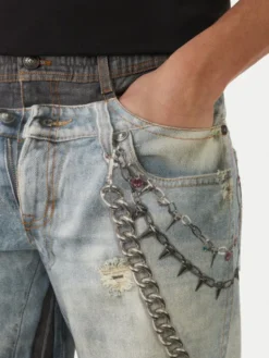 Versace Jeans Couture Jeansy 80GAB5RP ES156 Niebieski jasny Straight Fit